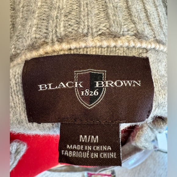 Men’s Wool (80%) sweater by Black Brown. Size medium - Picture 3 of 6